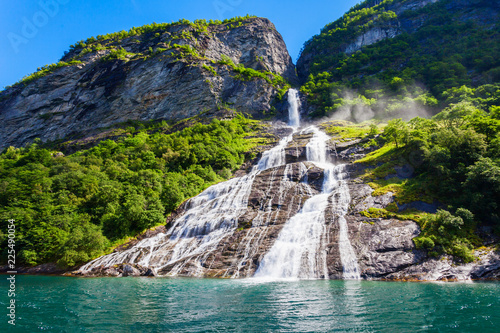 Geiranger at Geirangerfjord, Norway photo