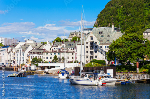Fényképezés Alesund city centre, Norway
