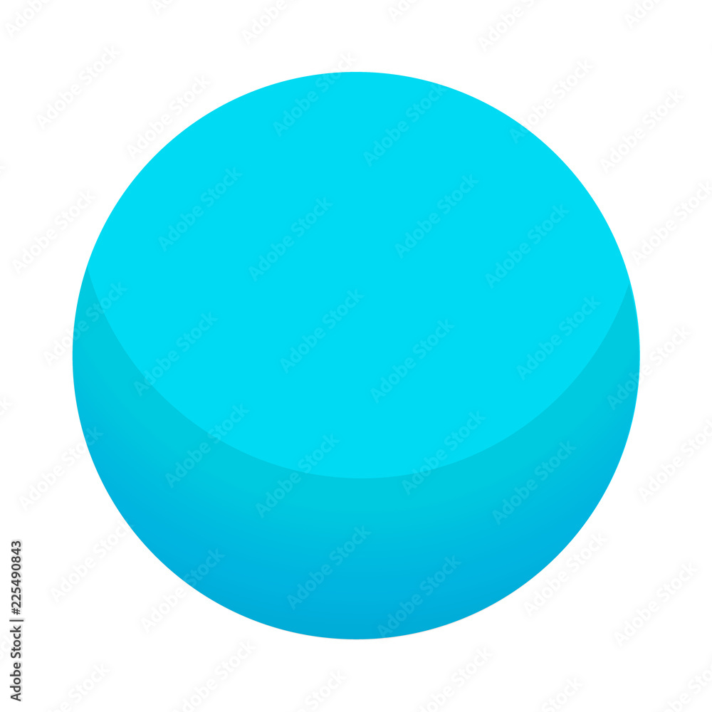 Blue candy ball icon. Isometric of blue candy ball vector icon for web design isolated on white background Blue candy ball icon. Isometric of blue candy ball vector icon for web design isolated on white background