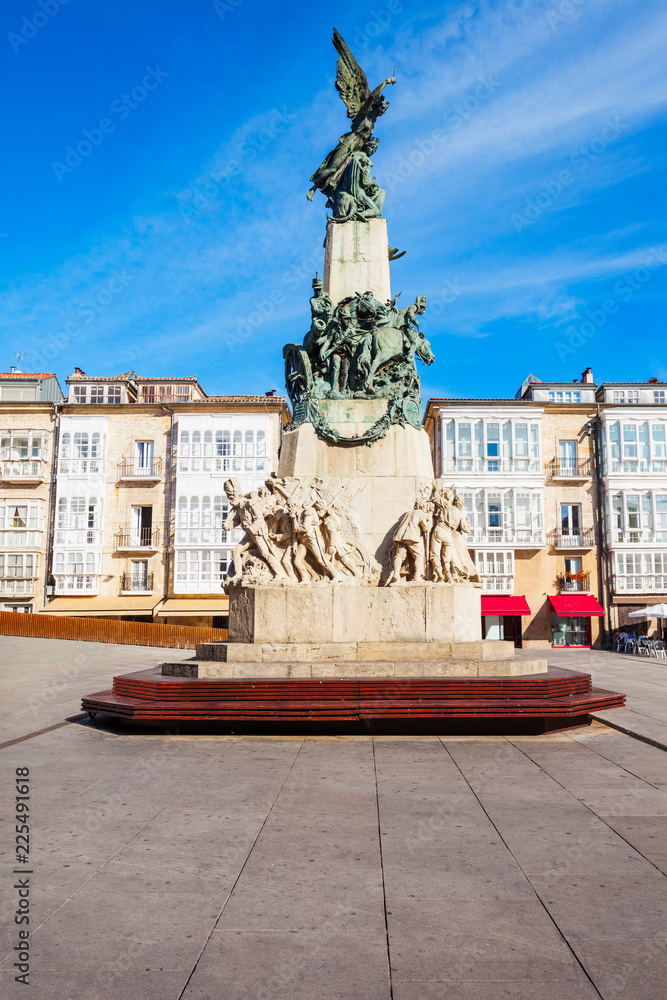 Virgen Blanca Square in Vitoria-Gasteiz