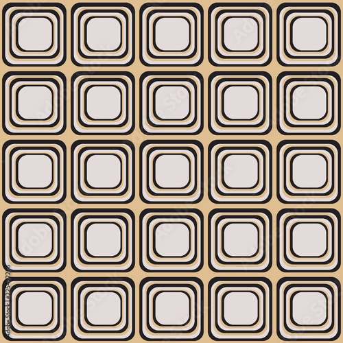 Vector seamless texture with rounded squares looking like old tv