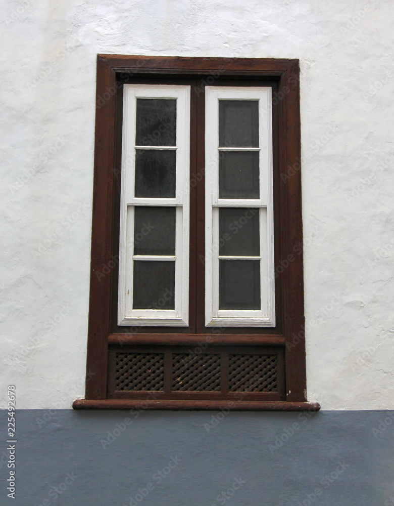 Obraz premium Ventana tradicional canaria
