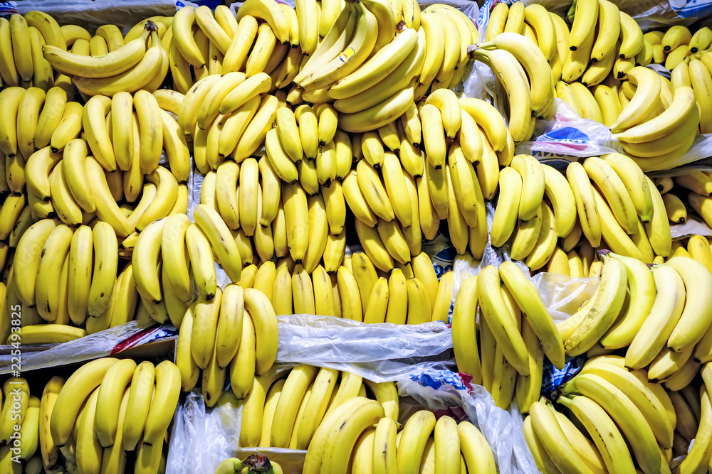 Background of fresh bananas