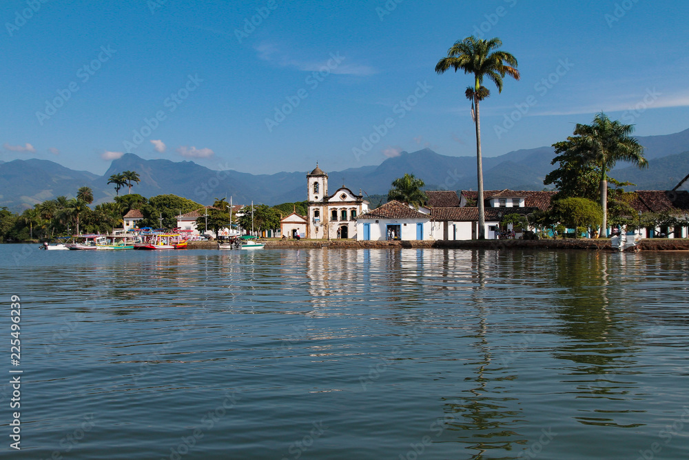 View of colonial Paraty town, Brazil
