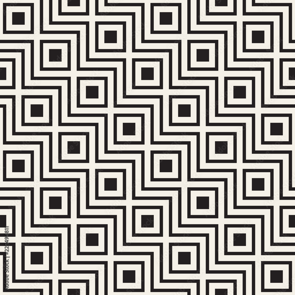Vector seamless pattern. Modern stylish abstract texture. Repeating geometric tiles Vector seamless pattern. Modern stylish abstract texture. Repeating geometric tiles