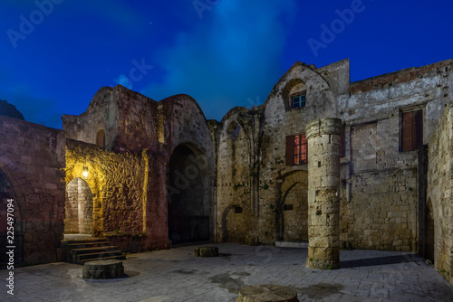 The Church of Panagia (Virgin Mary) of the Burgh in the old town of Rhodes