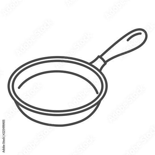 Griddle icon. Outline griddle vector icon for web design isolated on white background