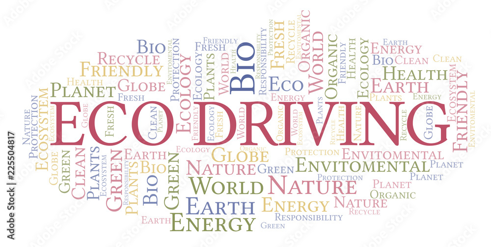 Eco Driving word cloud. Eco Driving word cloud.