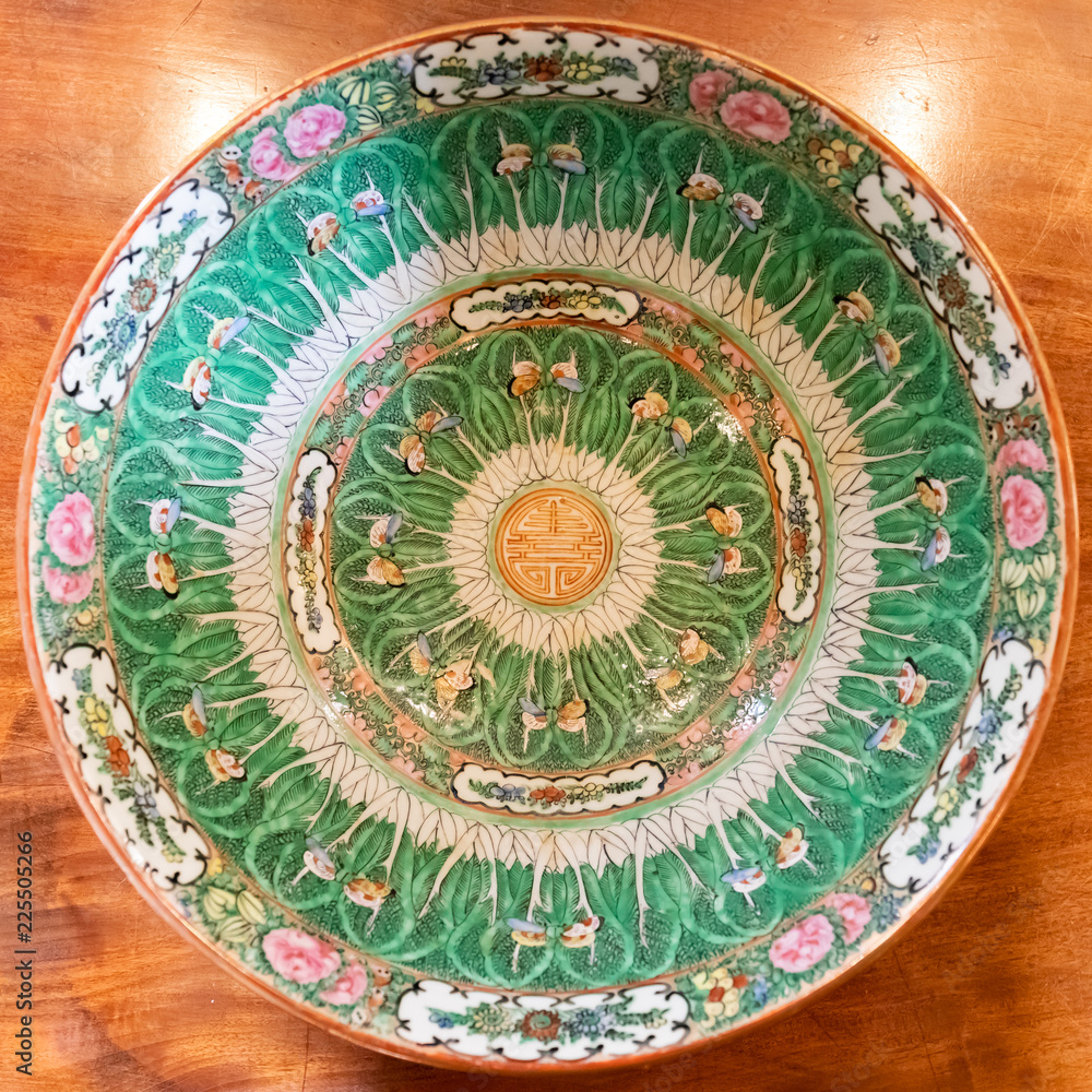 old china bowl