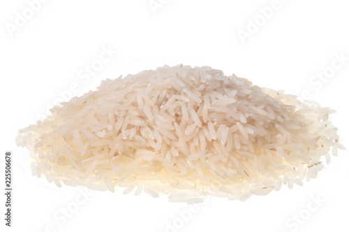 Tas de riz cru 