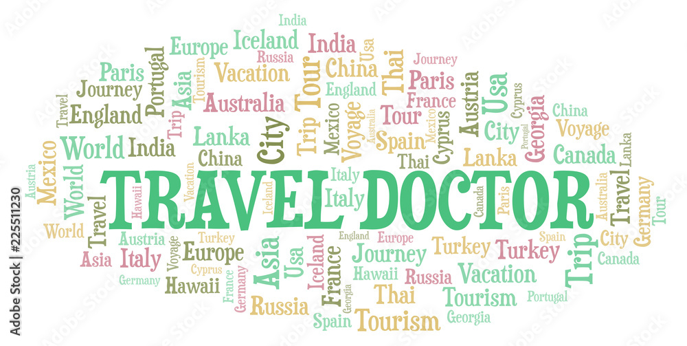 Travel Doctor word cloud.