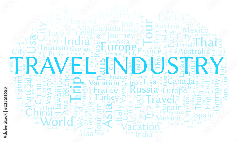 Travel Industry word cloud. Travel Industry word cloud.