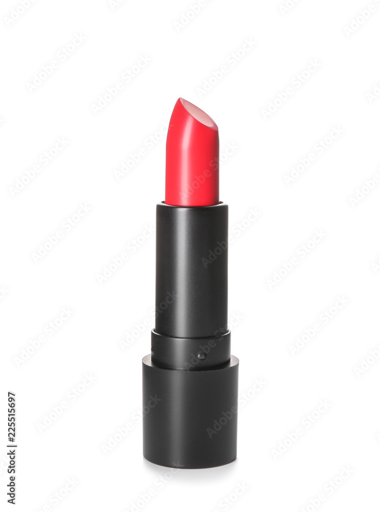 Bright lipstick on white background Bright lipstick on white background