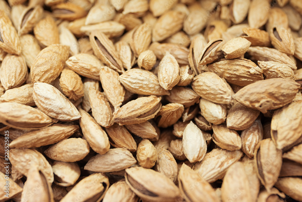 Background nuts almonds Background nuts almonds