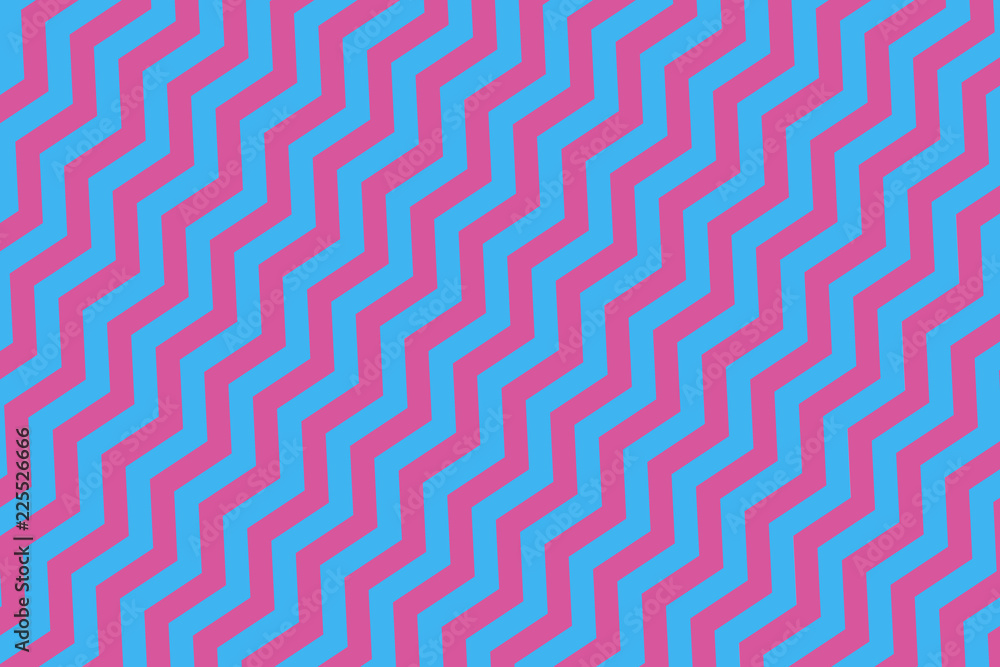Zigzag pattern. Geometric background flat style illustration. Texture for print, banner, web, flayer, cloth, textile
