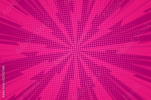 Comic dynamic pink background