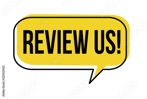 Review us speech bubble