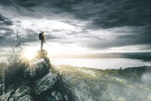 Obraz Turysta lubi słońce