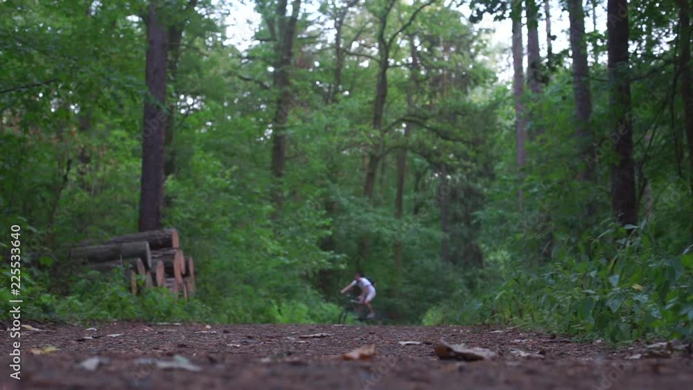 guy rides a bicycle in the frame guy rides a bicycle in the frame