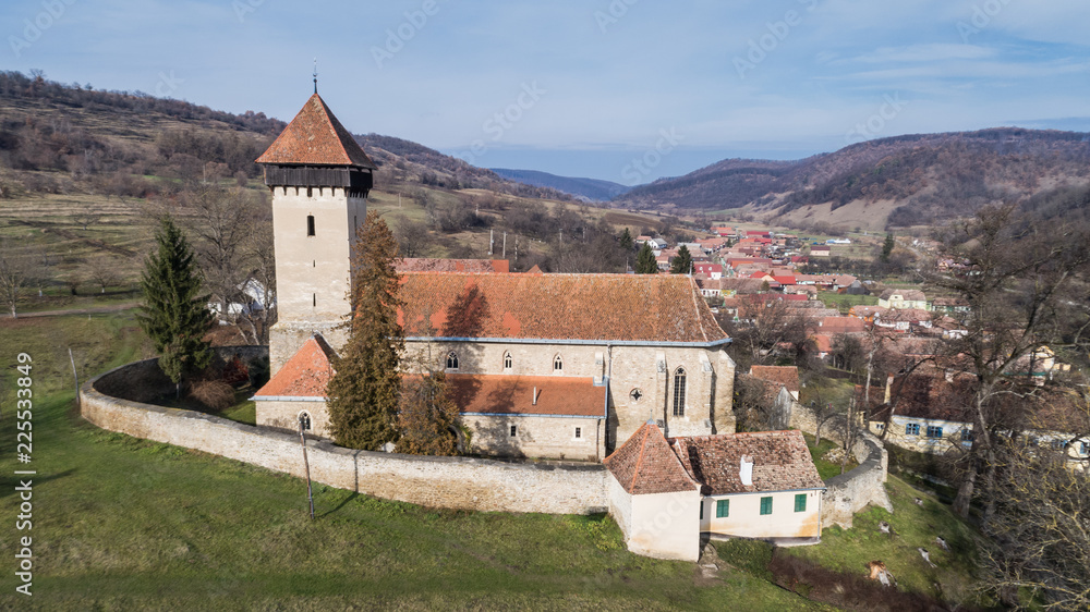 Fototapeta premium Malancrav fortified church