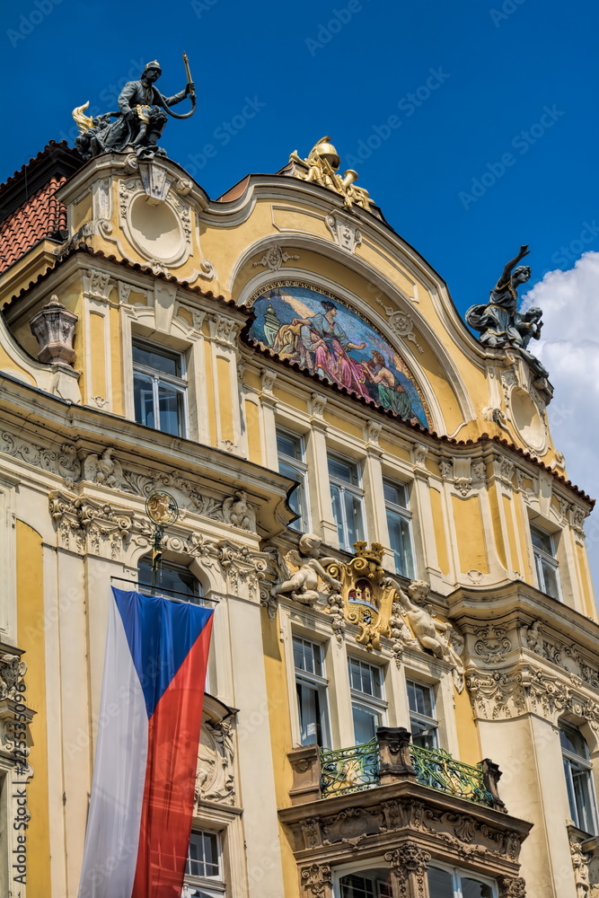 Fototapeta premium Prag, Jugendstilhaus