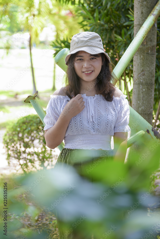 Fototapeta premium asia cute girl