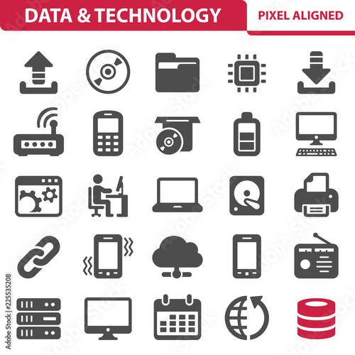 Data & Technology Icons