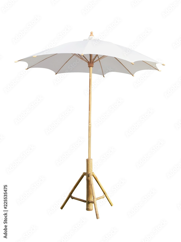 garden umbrella or beach umbrella isolated on white garden umbrella or beach umbrella isolated on white