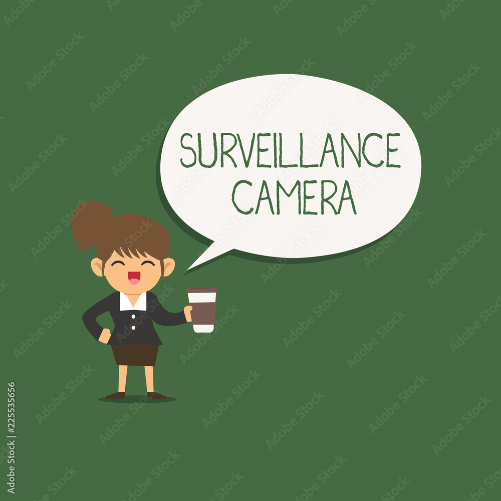 Writing note showing Surveillance Camera. Business photo showcasing Closed Circuit Television transmit signal on monitors. Writing note showing Surveillance Camera. Business photo showcasing Closed Circuit Television transmit signal on monitors.
