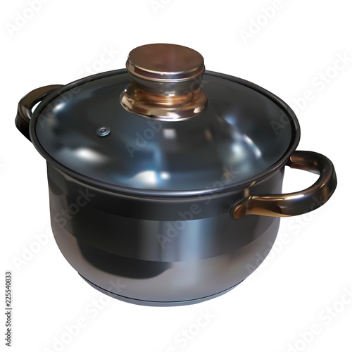 stewpan metallic