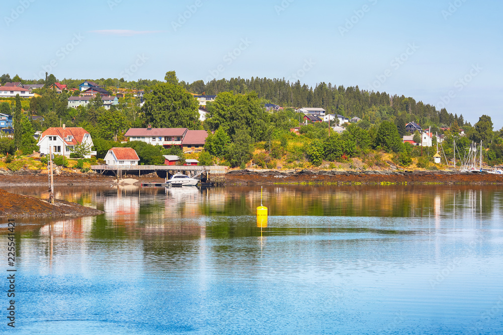 Fototapeta premium Norwegian town Levanger