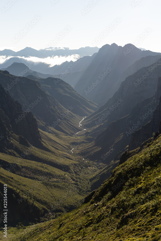 Fototapeta premium Cape Town Mountain Valleys