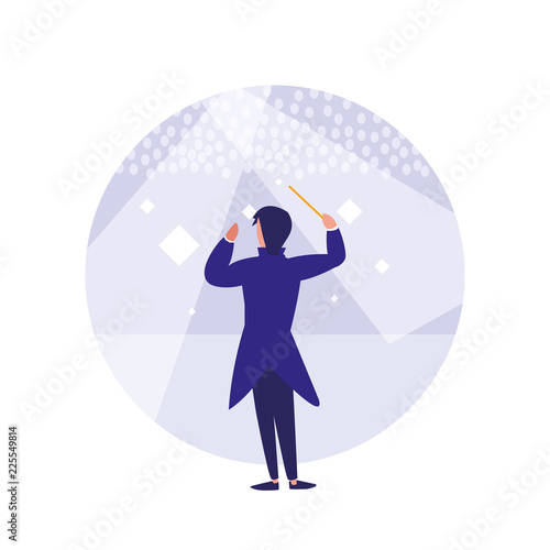 orchestra director avatar character