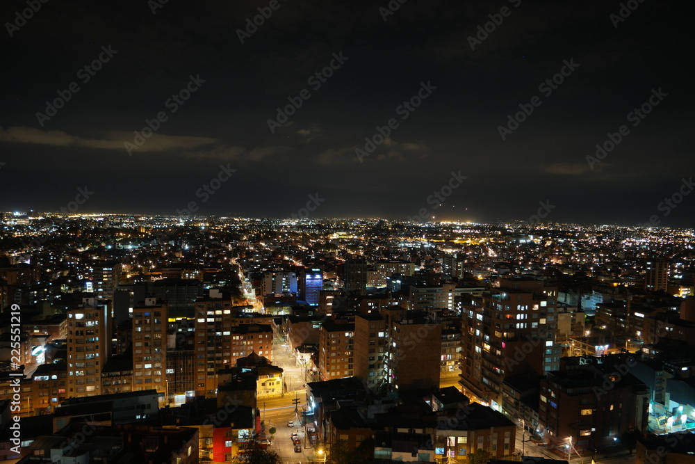 Skyline of Bogota, Colombia 