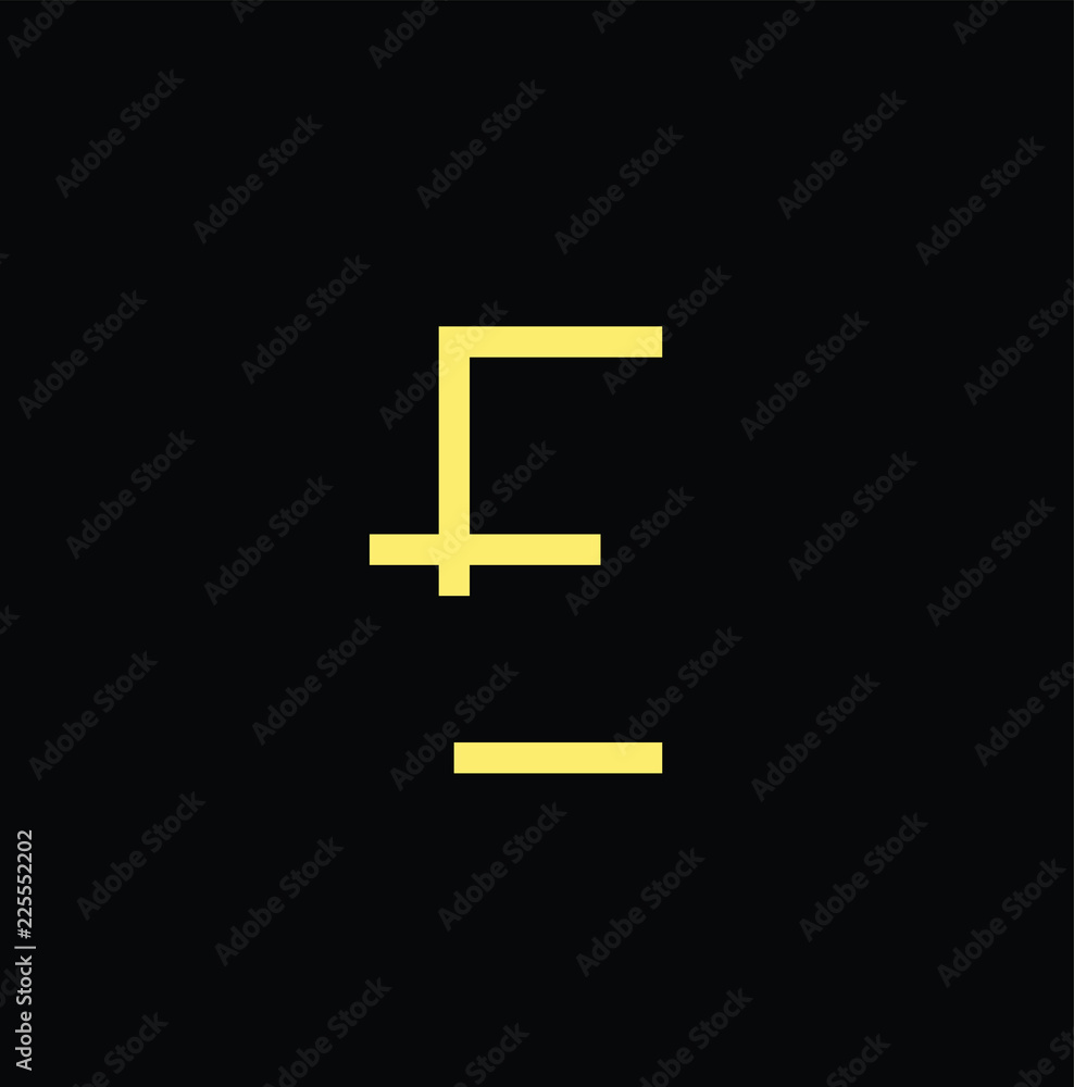 Fototapeta premium Creative Minimal Letter E Logo Design In Vector Format