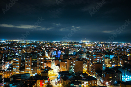 Night Skyline of Bogota in Colombia © Mirko