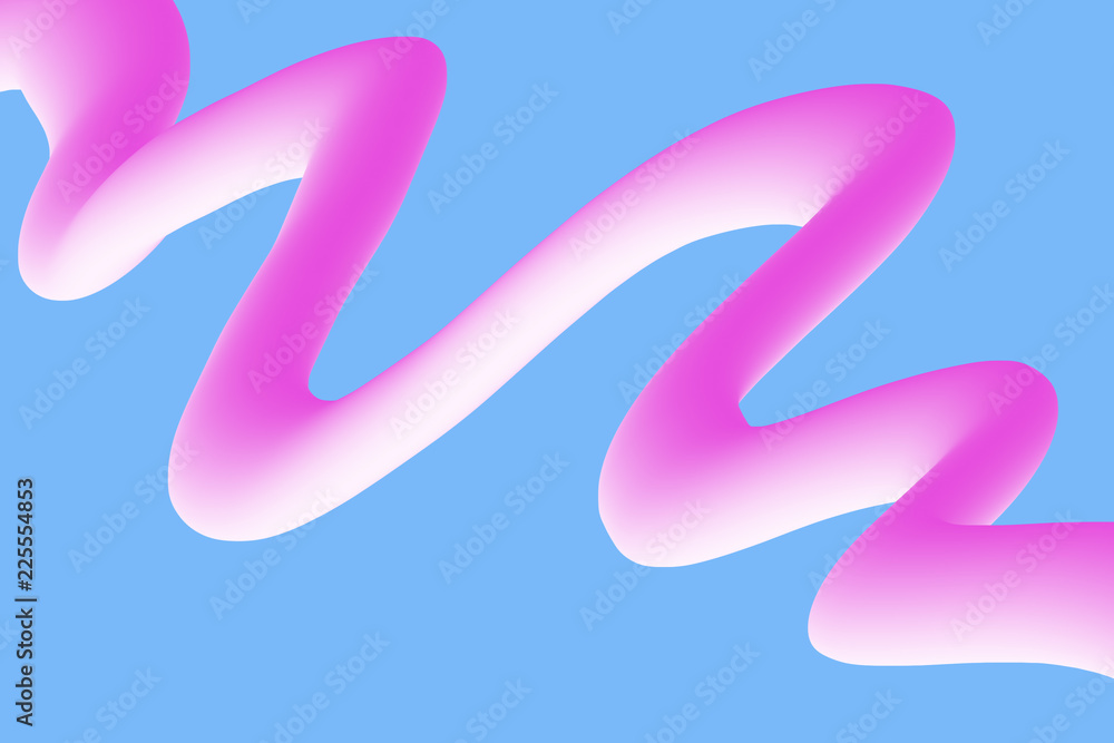Colored abstast 3d isolated on white background Colored abstast 3d isolated on white background