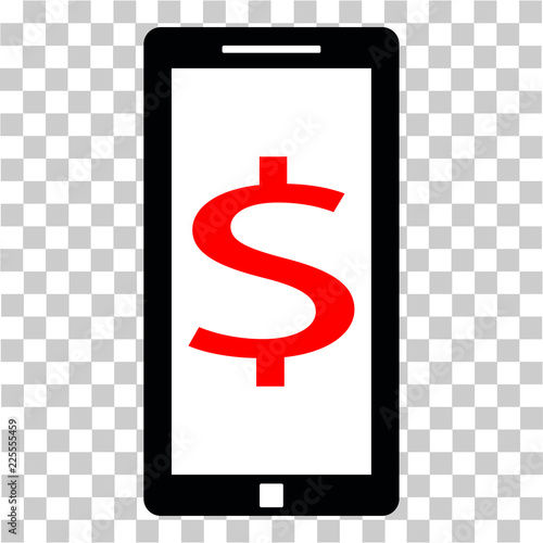 Smartphone bezahlen Dollar