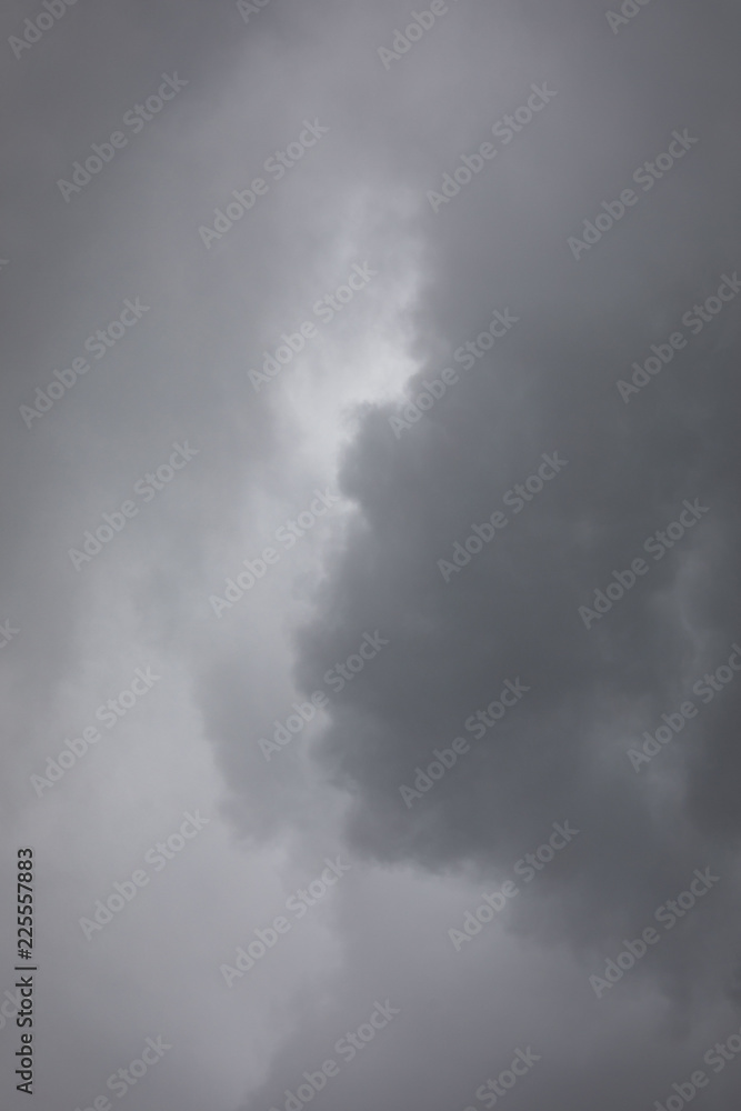 Rain cloud close-up abstract background