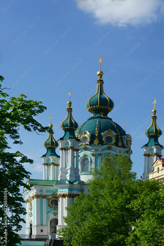 temple with domes, church, religion, Christianity
