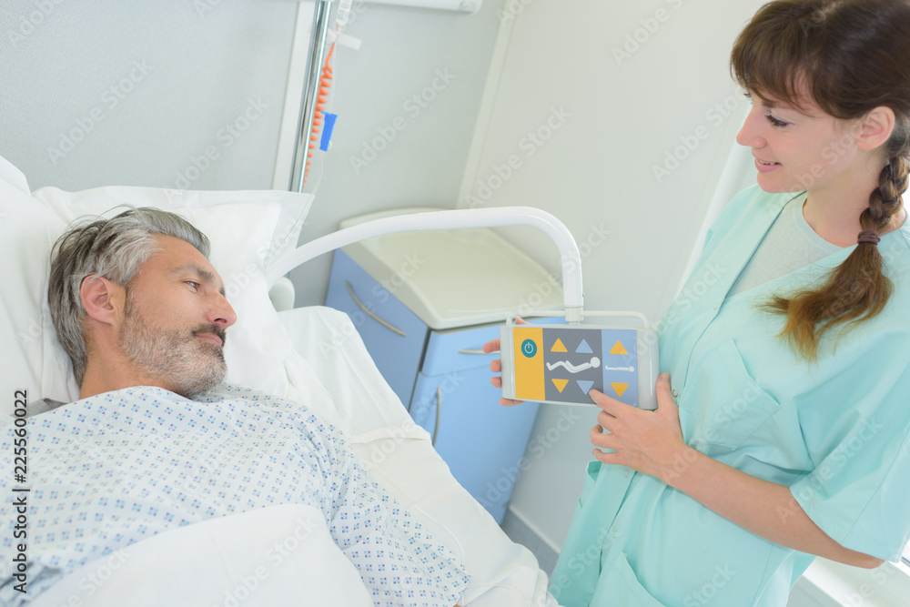 Obraz premium adjusting medical bed