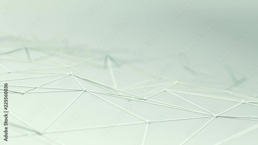 Abstract background with animation of waving and vibrating network surface. Technological movie about data transfer or social communication. Animation of seamless loop. Abstract background with animation of waving and vibrating network surface. Technological movie about data transfer or social communication. Animation of seamless loop.