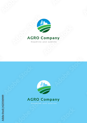 Agro company logo teamplate.