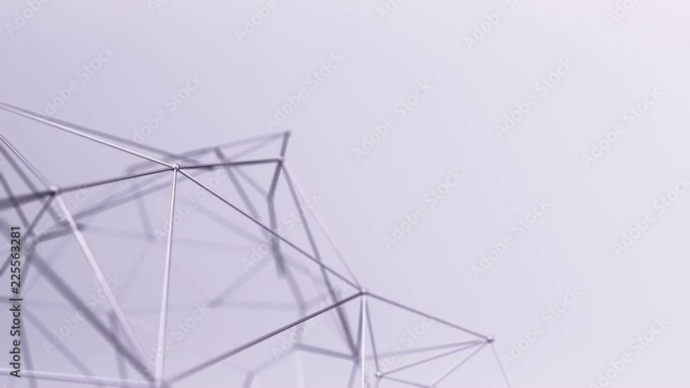 Abstract background with animation of waving and vibrating network surface. Technological movie about data transfer or social communication. Animation of seamless loop. Abstract background with animation of waving and vibrating network surface. Technological movie about data transfer or social communication. Animation of seamless loop.