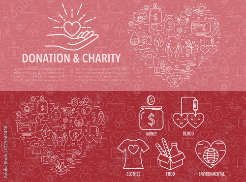 Donation banner template