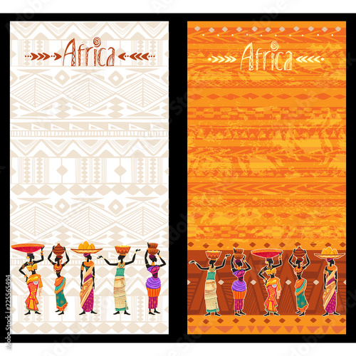 Ethnic seamless pattern background