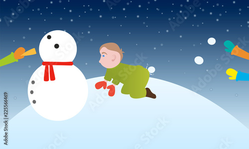 snowball fight