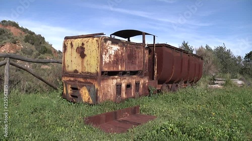 trenino da miniera photo