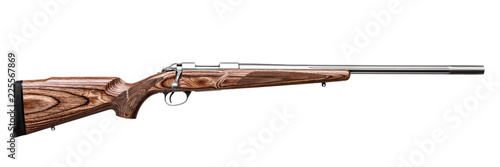 Gun rifle isolated on white