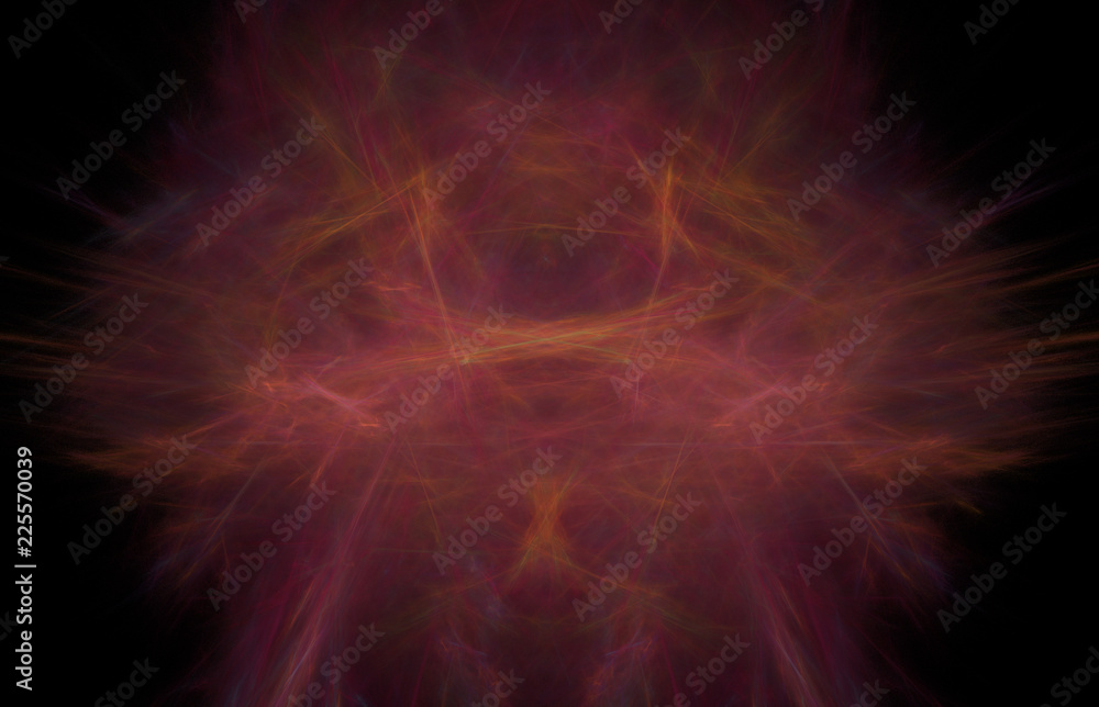 Red fractal glowing pattern. Fantasy fractal texture. Digital art. 3D rendering. Computer generated image. Red fractal glowing pattern. Fantasy fractal texture. Digital art. 3D rendering. Computer generated image.